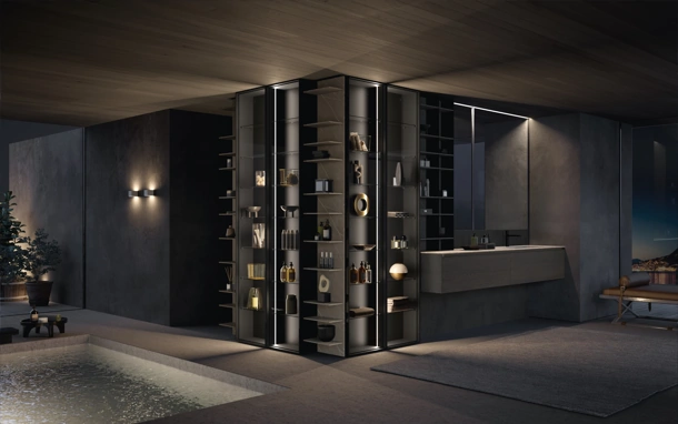 Mobile da Bagno sospeso Lime 3-0 306 in Rovere Cenere di Azzurra