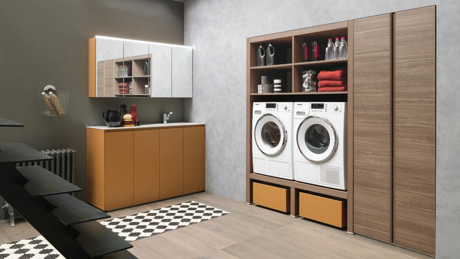 Mobile Lavanderia Lime Wash 02 di Azzurra