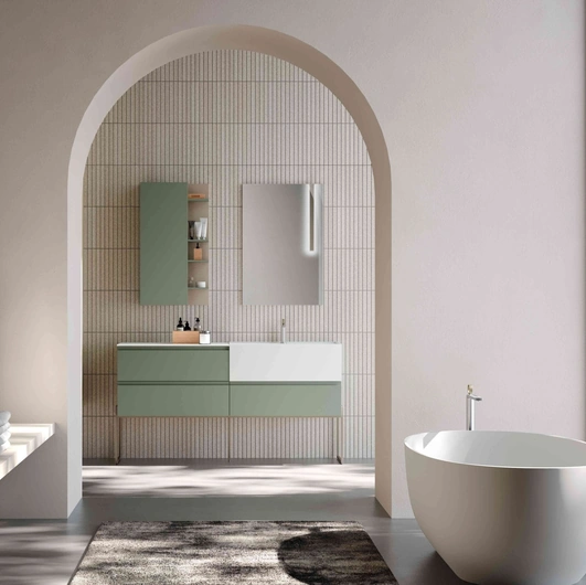 Mobile da Bagno sospeso M1 System 143 di Baxar