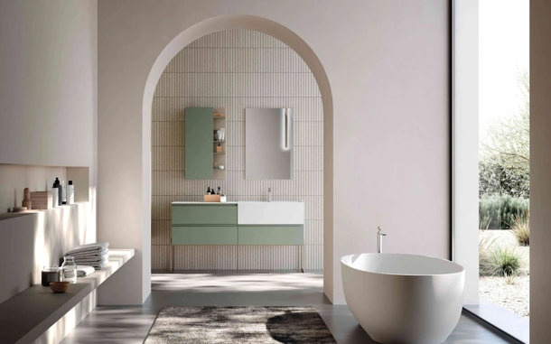 Mobile da Bagno sospeso M1 System 143 di Baxar