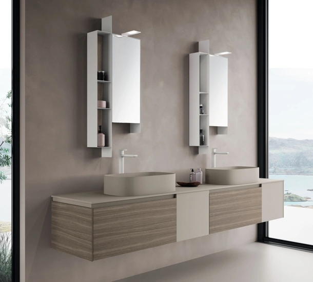 Mobile da Bagno sospeso M2 System 246 di Baxar
