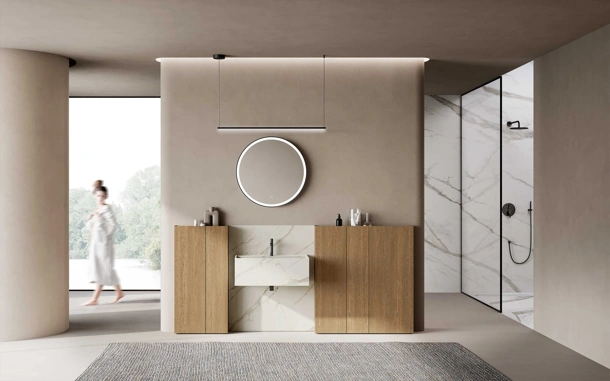 Mobile da Bagno M3 System 302 in Rovere di Baxar