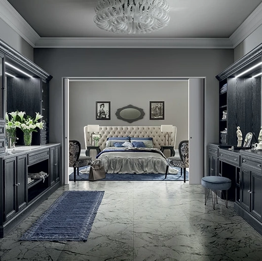 Mobile da Bagno Paestum 04 in Decapé Nero di Cerasa