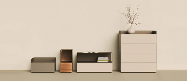 Gruppo Notte Avenue Cabinets Night di Kristalia