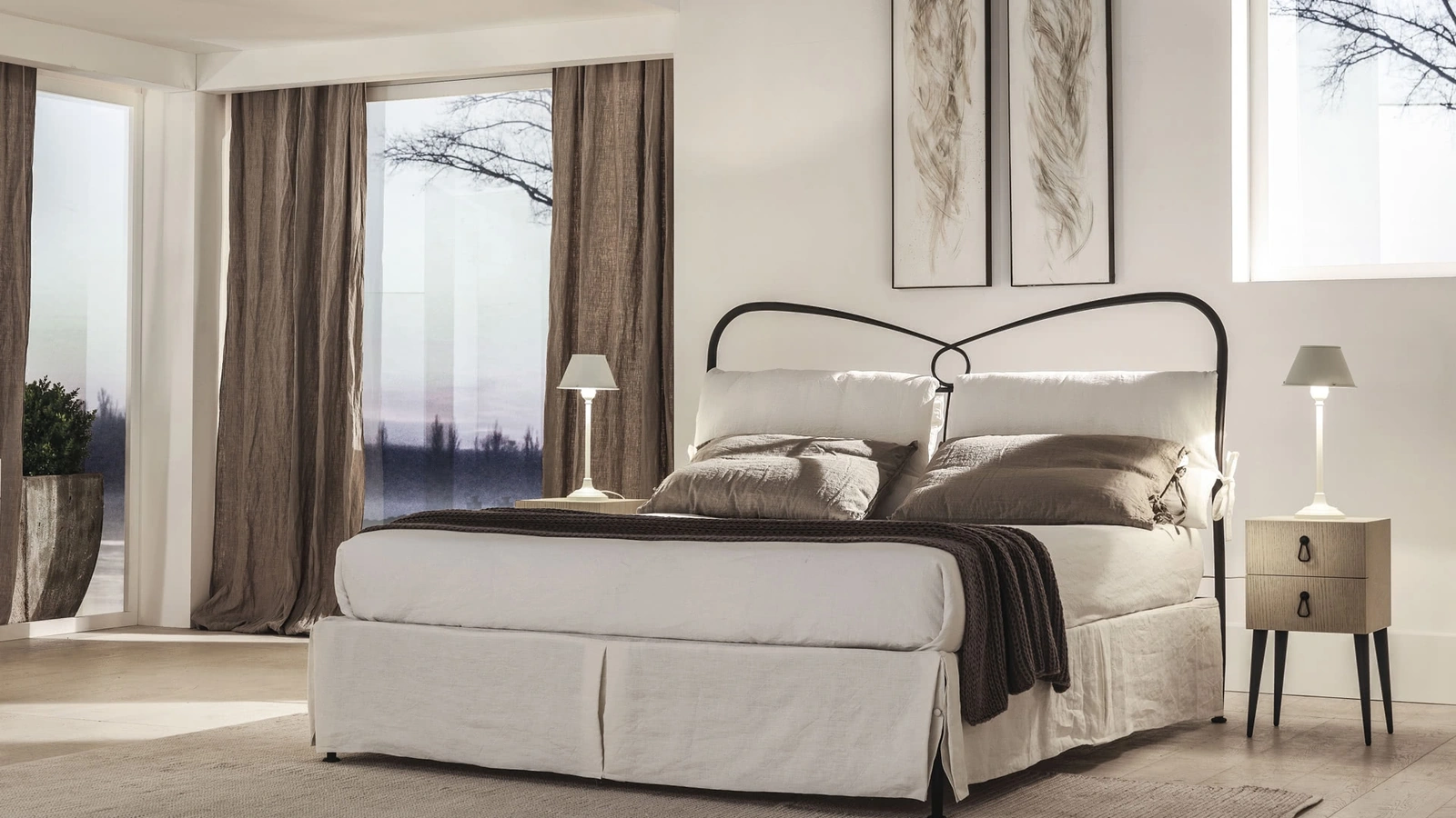 Comodino City in legno di Cantori