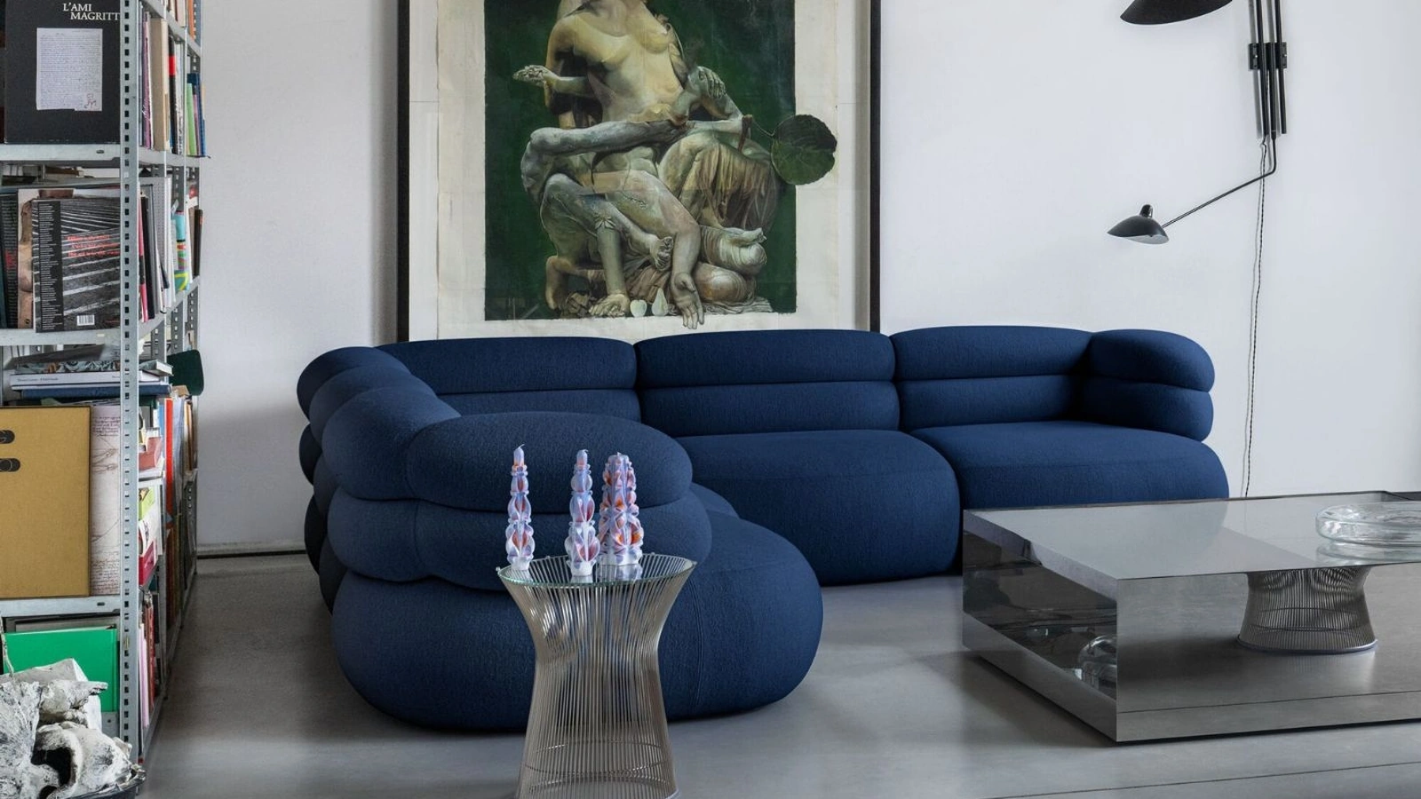 Divano angolare Biboni Sofa Deep di Knoll