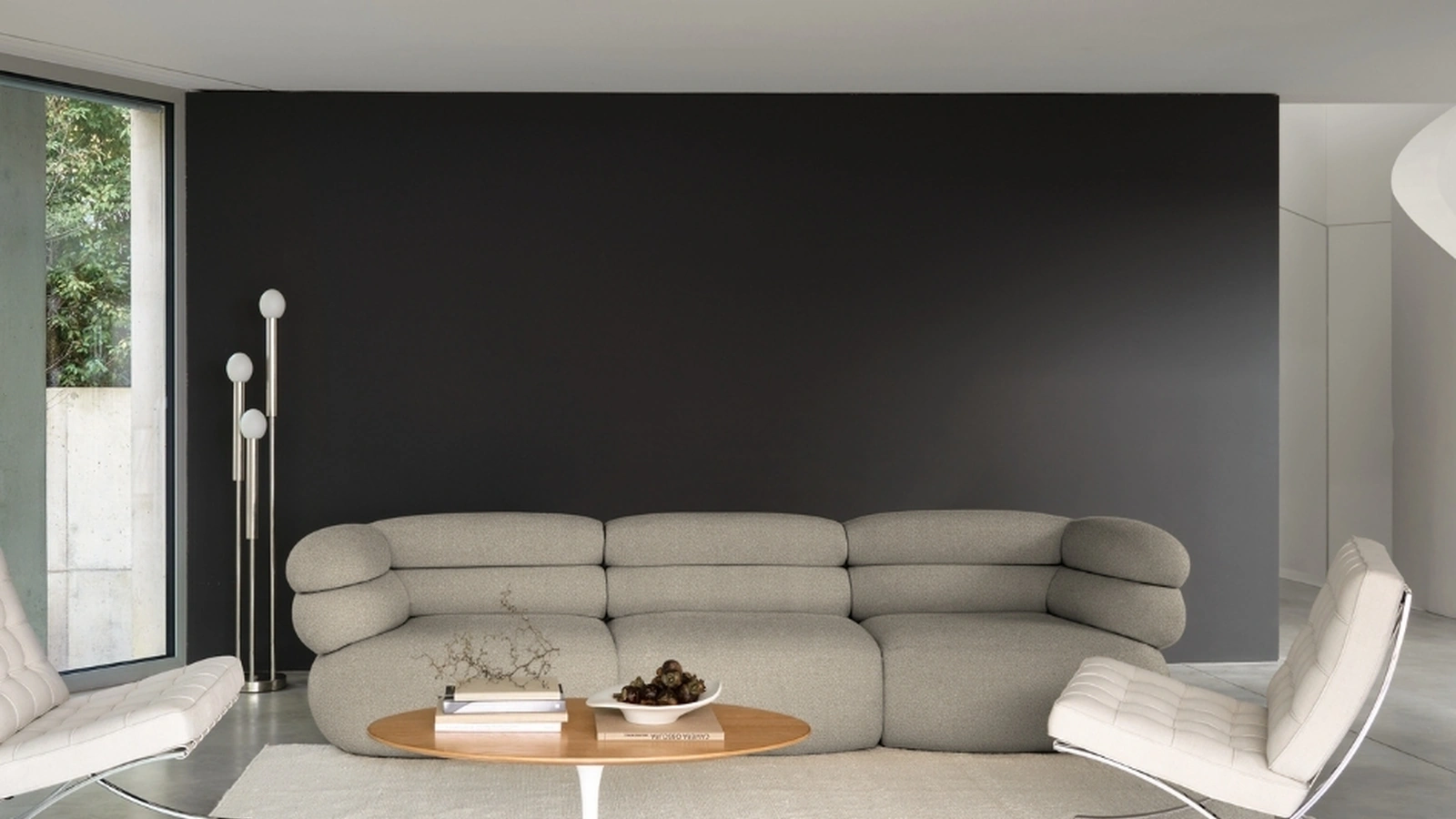 Divano lineare Biboni Sofa di Knoll