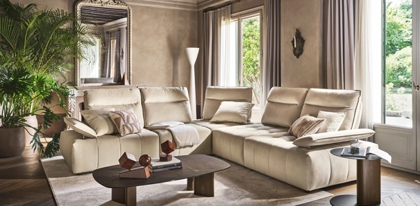 Divano angolare Equipe di Calligaris