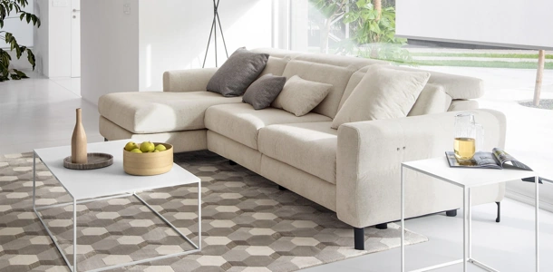 Divano con penisola Norma di Calligaris