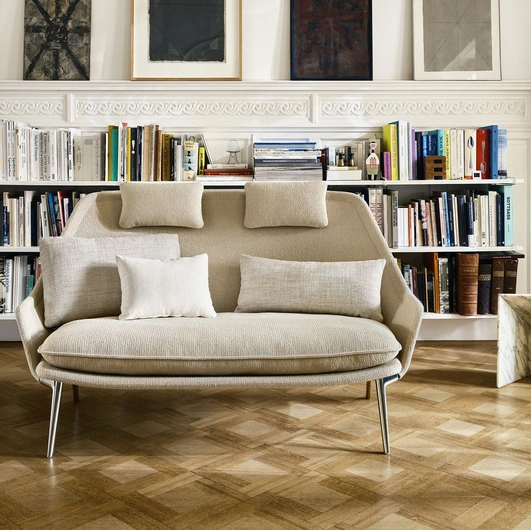 Divano lineare Slow Sofa di Vitra