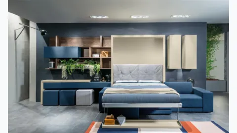 Letto a scomparsa trasformabile Living 06 Oslo di Clei