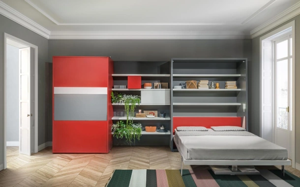 Letto a scomparsa Penelope 2 Dining di Clei