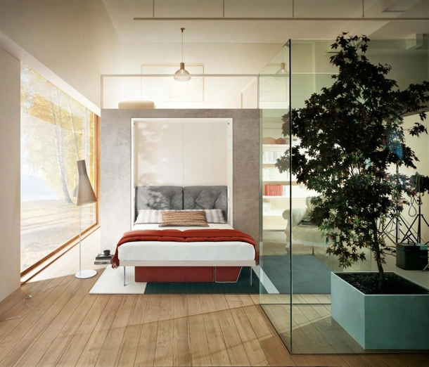 Letto a scomparsa Penelope 2 Standard di Clei