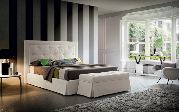 Letto in tessuto Adrian di Felis