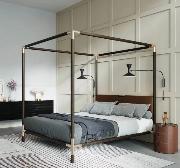 Letto con baldacchino Arborè di Alivar