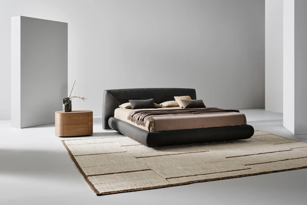 Letto in pelle Holden di Bonaldo