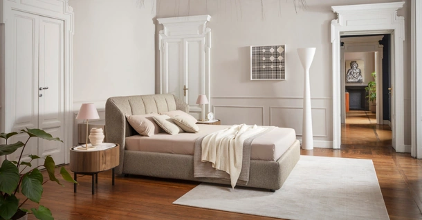 Letto con box contenitore Jill di Calligaris