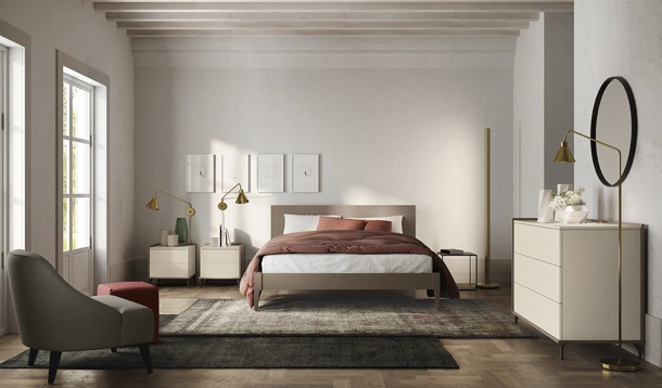 Letto matrimoniale Mushy di Colombini Casa
