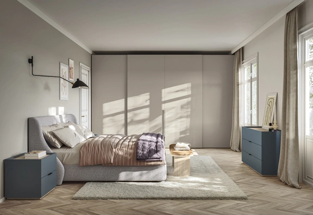 Letto con testiera Snug di Colombini Casa