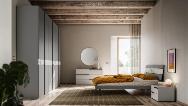 Letto con testiera Sogno Night 05 di Orme