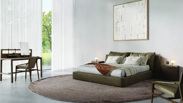 Letto in pelle Timeo di Alivar