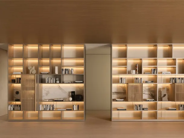 Libreria componibile 505 UP SYSTEM 01 di Molteni & C