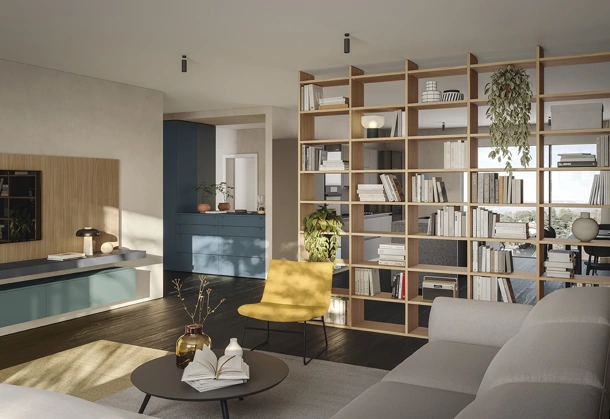 Libreria Golf Infinity A01 di Colombini Casa