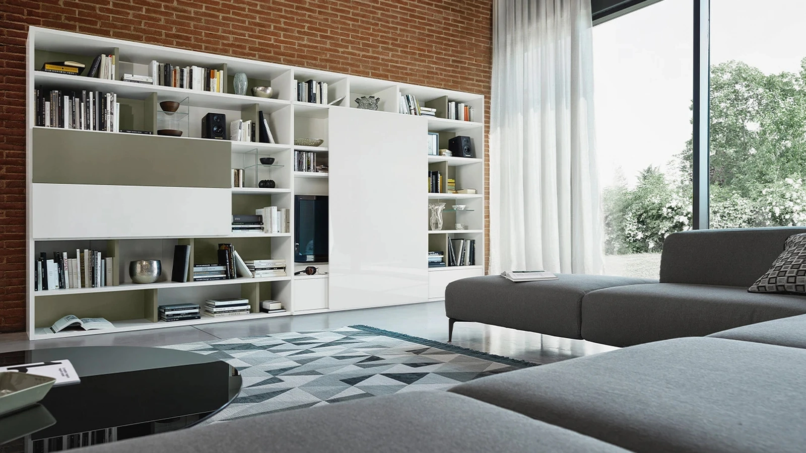 Libreria Modo Comp M6C95 di Sangiacomo