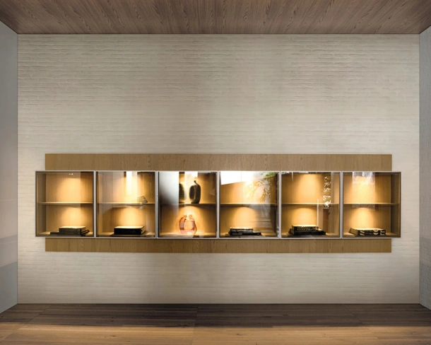 Libreria Pass-Word Grid Up Wall Unit di Molteni & C