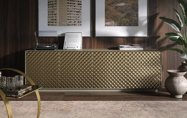 Madia Luce in legno laccato di Tonin Casa