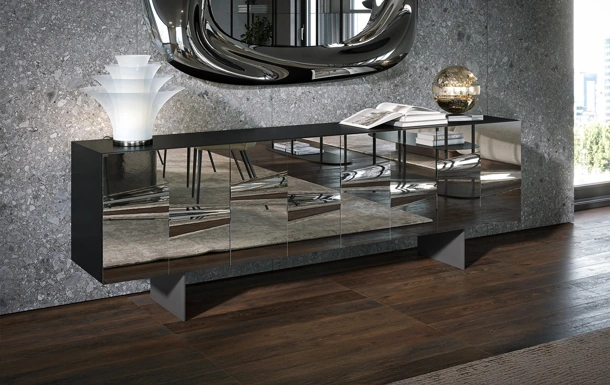 Madia in vetro fuso Saffira di Tonin Casa