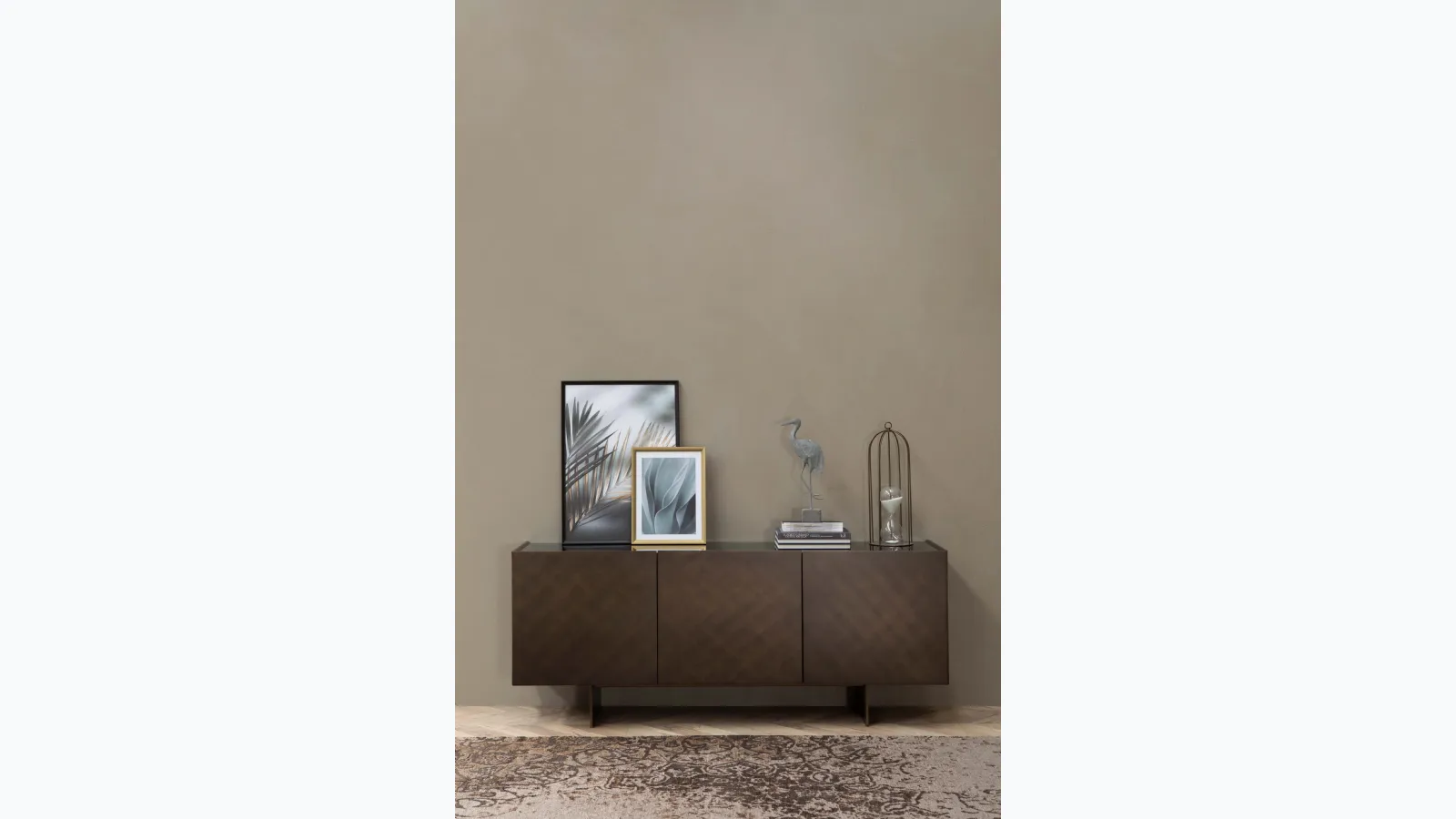 Madia Coated in legno con lavorazione spazzolata di Tonin Casa