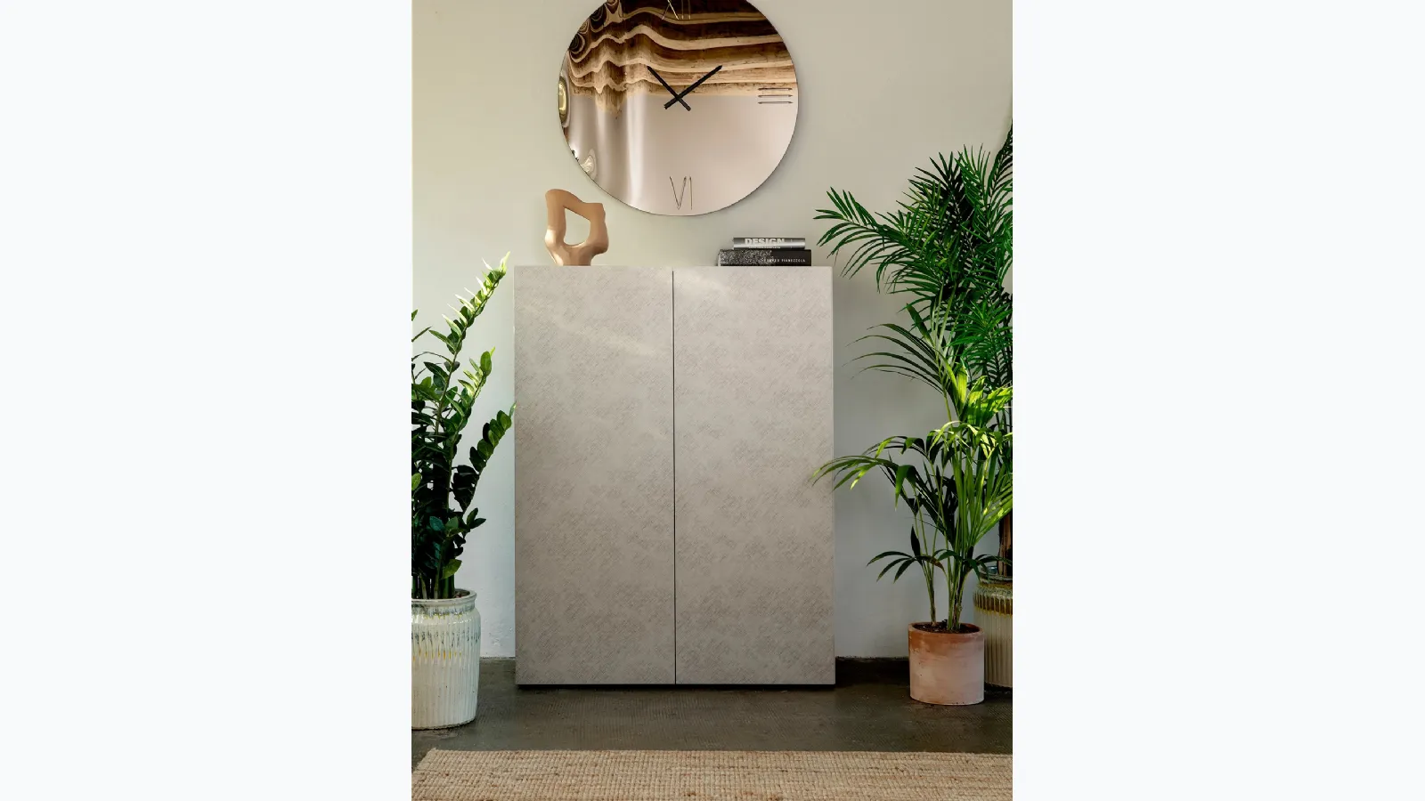 Madia Coated in legno con lavorazione spazzolata di Tonin Casa