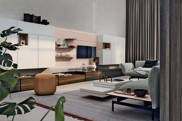 Mobile Porta Tv Avenue System di Kristalia