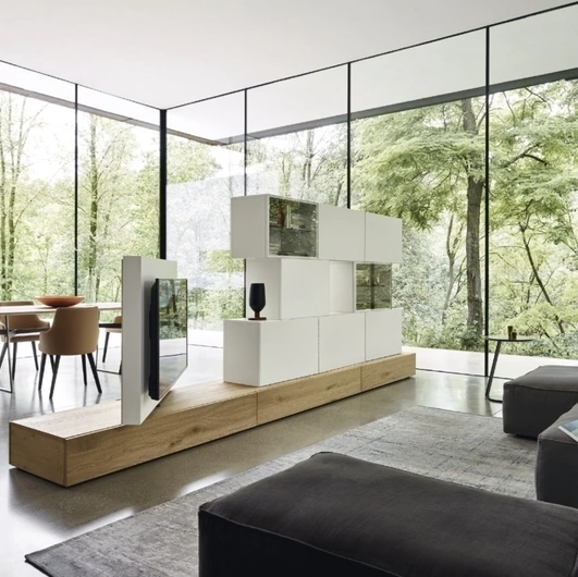 Mobile Porta Tv Tv Units Roto Lampo di Sangiacomo