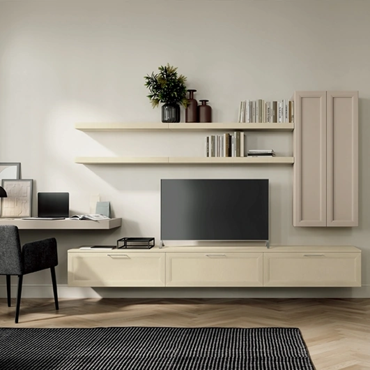 Parete Attrezzata Arcadia AS004 di Colombini Casa