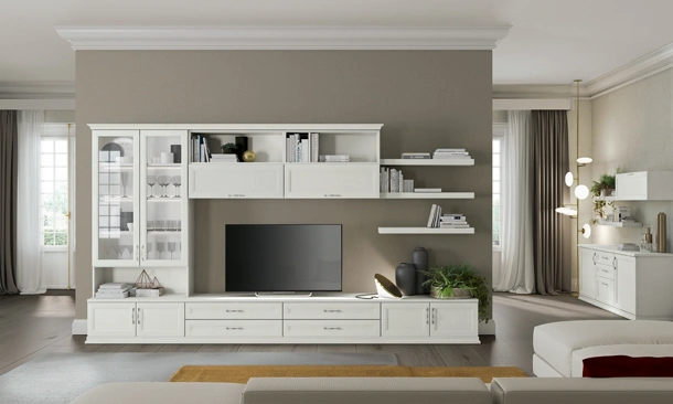 Parete Attrezzata Arcadia AS022 di Colombini Casa