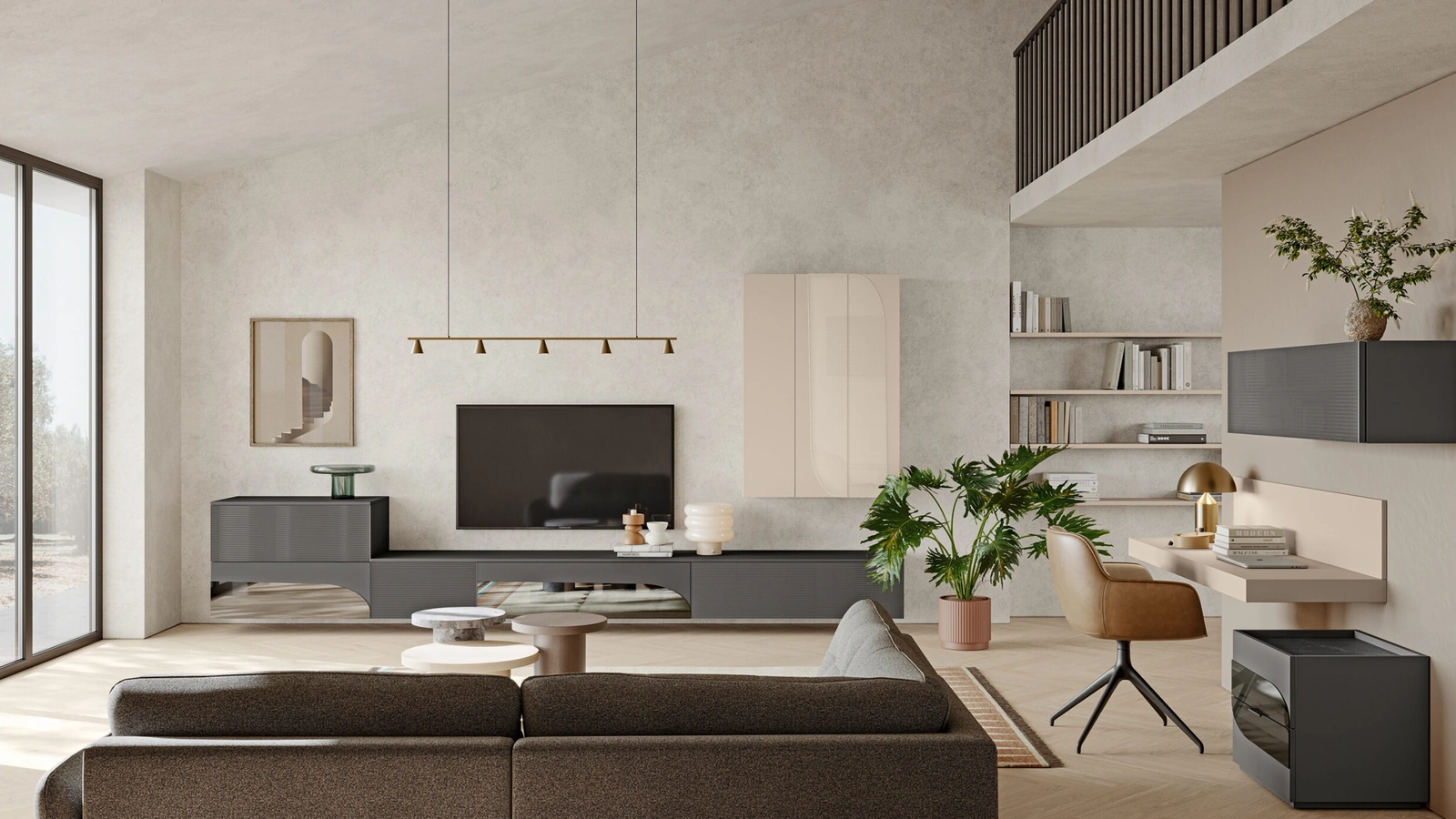 Parete Attrezzata Eclettica EG001 di Colombini Casa