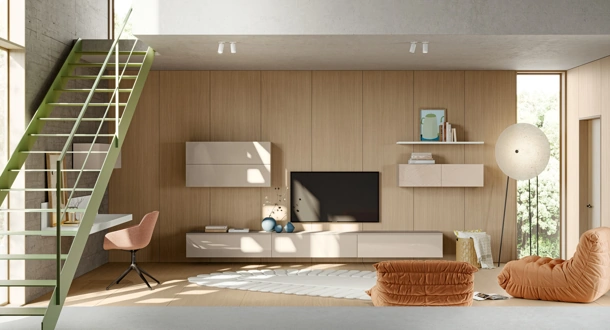 Parete Attrezzata Eclettica EG002 di Colombini Casa