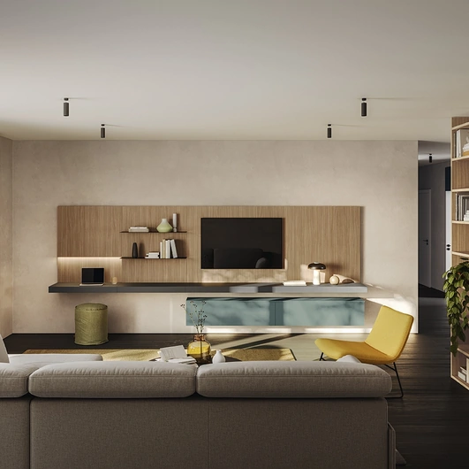 Parete Attrezzata Golf Contract A01 di Colombini Casa