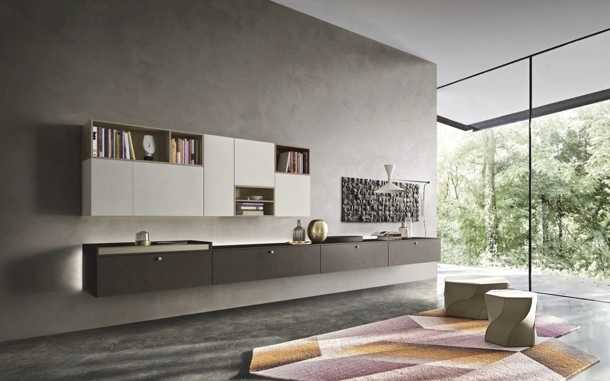 Parete Attrezzata Lampo 005 di Sangiacomo