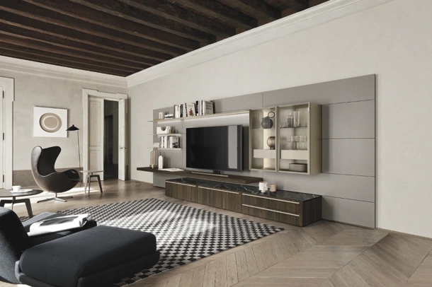 Parete Attrezzata Lampo 198 di Sangiacomo