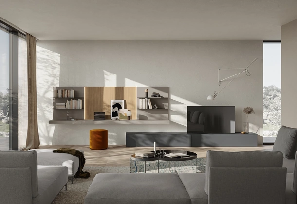 Parete Attrezzata Night & Day L02 di Colombini Casa