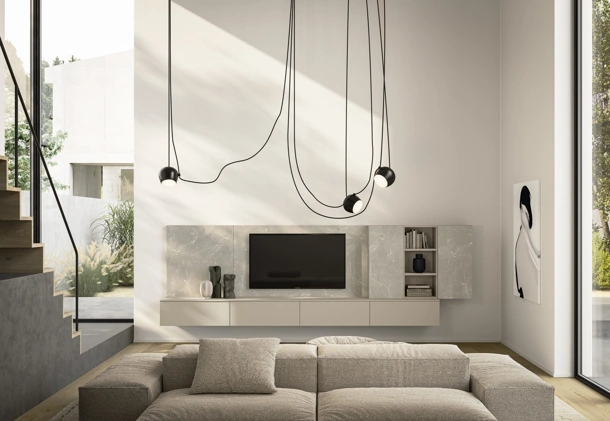 Parete Attrezzata Night & Day L03NS di Colombini Casa