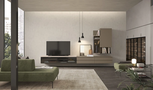 Parete Attrezzata Night & Day L11 di Colombini Casa