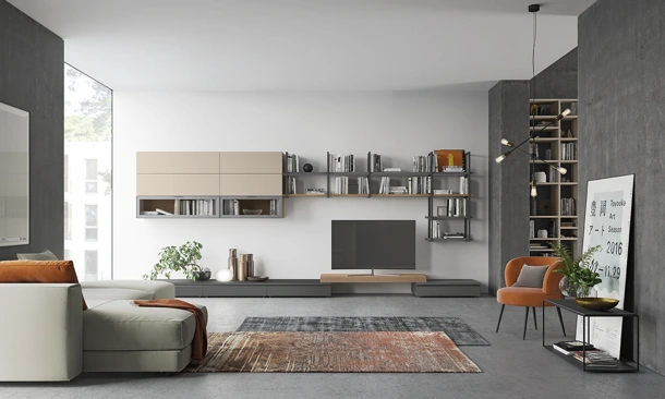 Parete Attrezzata Night & Day L20 di Colombini Casa