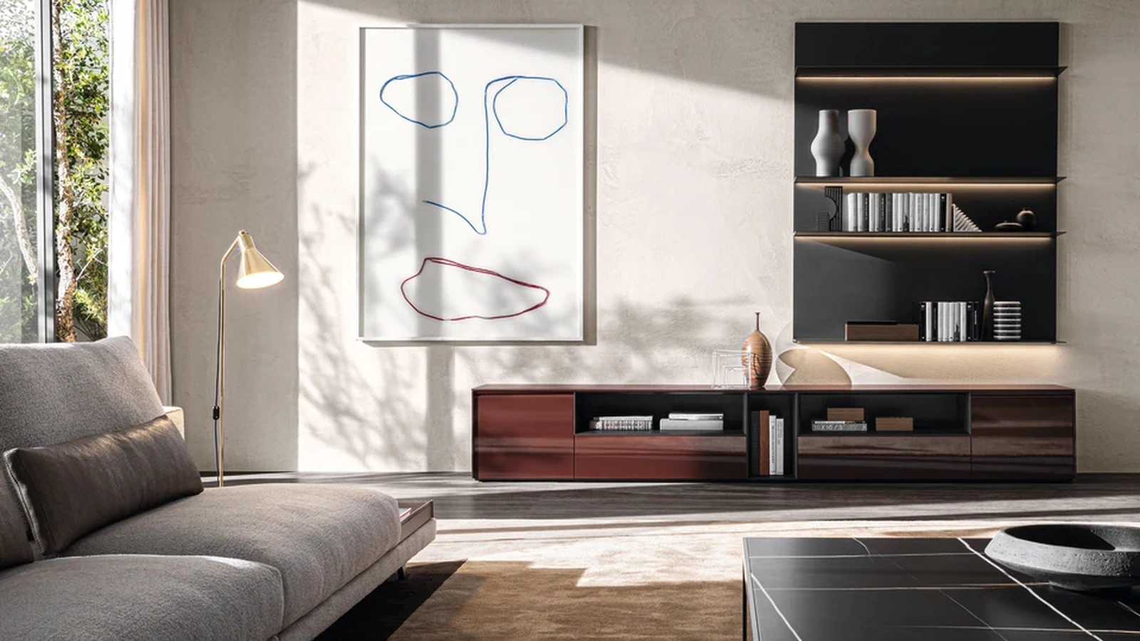 Parete Attrezzata Pass Word Evolution 08 di Molteni & C