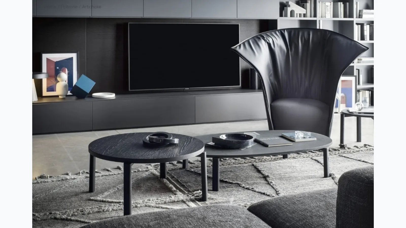 Poltroncina in ecopelle Artichoke di Novamobili