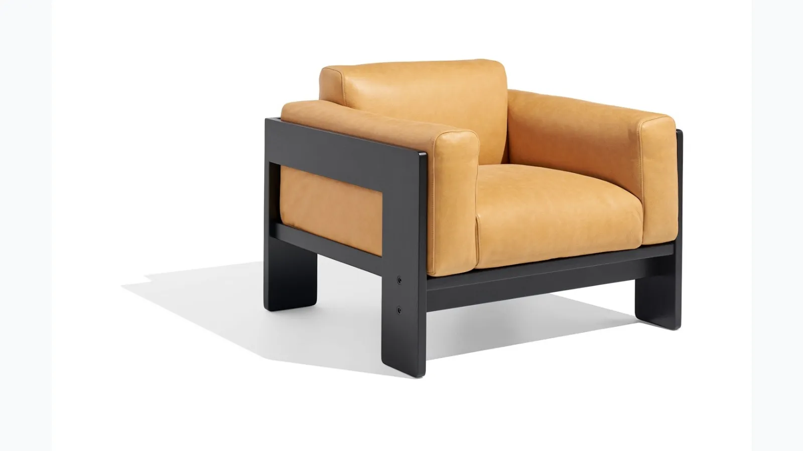 Poltrona in pelle Bastiano Lounge Chair di Knoll