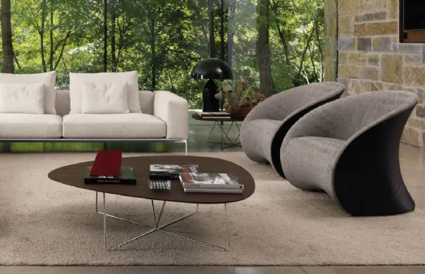 Poltroncina di design in tessuto Le Midì di Desirèe